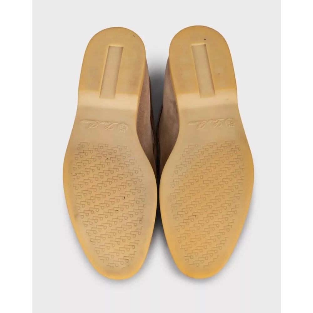Loro Piana Summer Charms Walk Beige Suede Loafers Sz. 40 - Picture 5 of 11